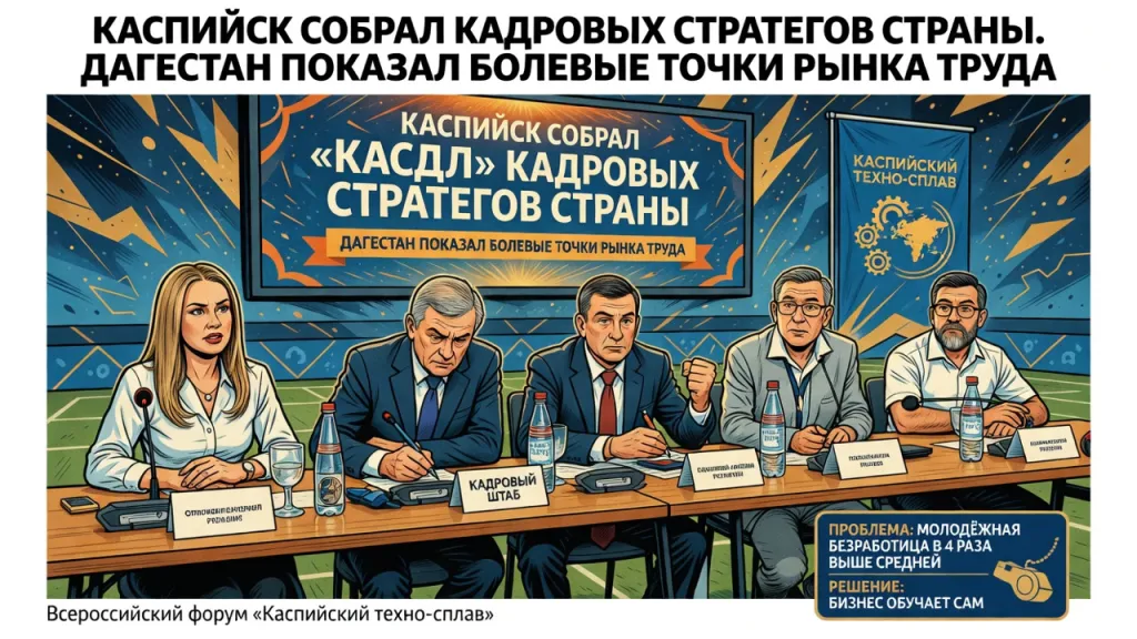 Каспийск собрал кадровых стратегов страны. Дагестан показал болевые точки рынка труда
