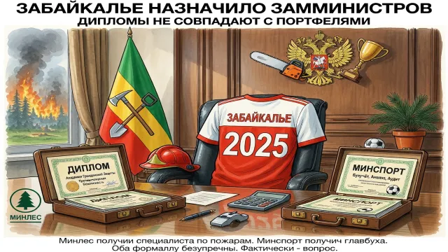 Забайкалье назначило замминистров. Дипломы не совпадают с портфелями